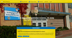 Desktop Screenshot of oaklandgardens203.org