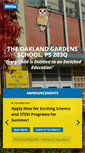 Mobile Screenshot of oaklandgardens203.org